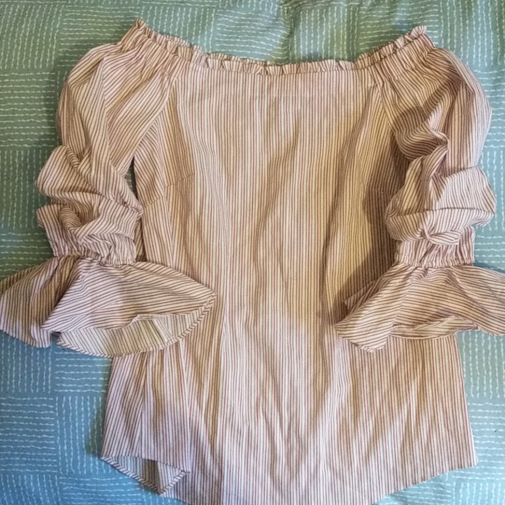 Pinstriped Blouse